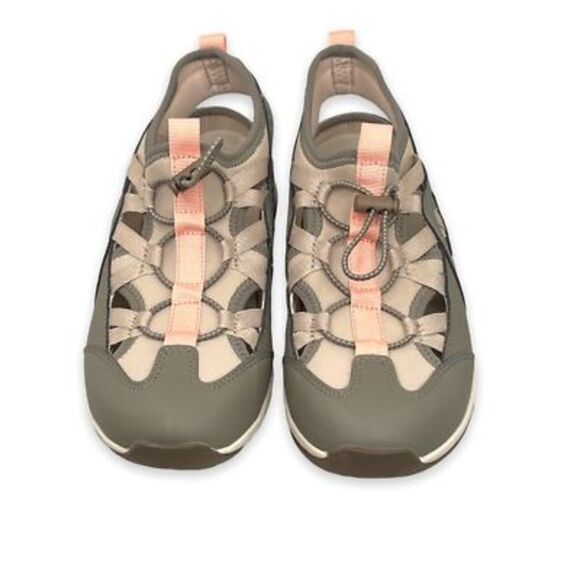 Easy Spirit Womens Forest 3 Walking Shoes Gray Beige Seforest3 Cutout 8.5 M New - Picture 4 of 9